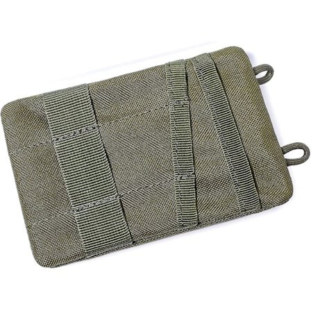 Nylon Opbevaringstaske Multifunktionel Bærbar Lomme Organizer Opbevaring Edc Gear Til Camping Vandreture Grøn 1stk