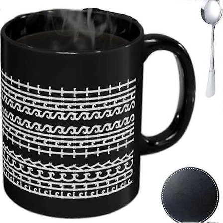 Sjovt Kaffekrus med Skjult Besked 31 cl - "Fuck This Shit" Sorte Krus Nyhed Kontorgave til Kolleger, Bedste Venner & Kaffeelskere