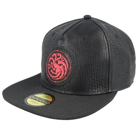 Difuzed - Nero snapback Cappellino - Game of Thrones House Of The Dragon Black Snapback @ Hatstore