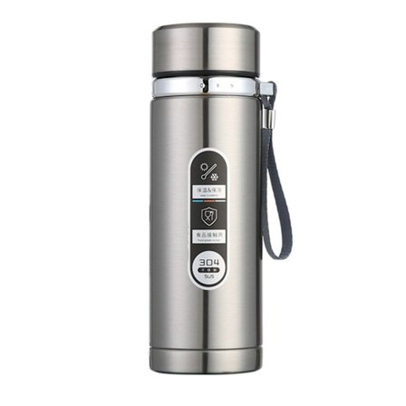 1000ml Termokande i Rustfrit Stål, Bærbar Udendørs Dobbelt Væg Vakuum Termokande til Mænd og Kvinder