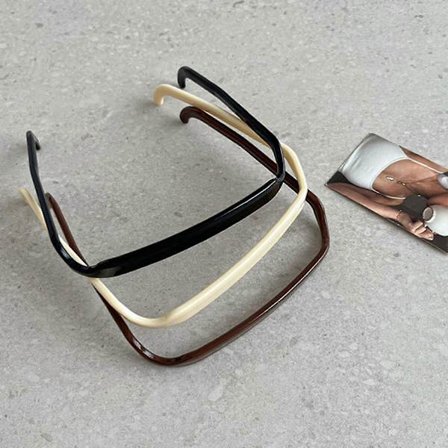 Tykk Hårbøyle/ Firkantet Solbrille Hårbøyle/ Usynlig Hårbøyle /hårbøyle for krøllete hår Fikset Hårbøyle For Krøllete Hår Solbrille Hårbøyle For 