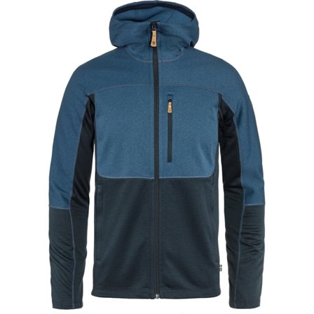 Fjällräven Men's Abisko Trail Fleece in Indigo Blue/Dark Navy | Size: XS