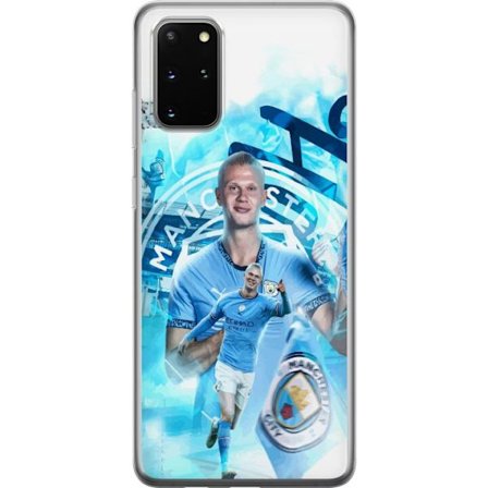 Kompatibelt Mobildeksel til Samsung Galaxy S20+ Erling Haaland Manchester City Norge klinisk spiss med kraftig fart og topp instinkt som gjør ham nest