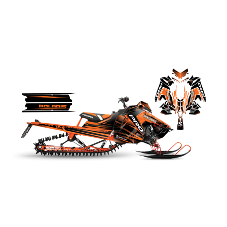 Dekalkit SweTown Reign Orange - Polaris Axys 850 Pro RMK 163 2019-2019