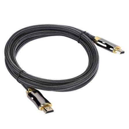 1,5 m/4,92 fot 4K 60 Hz HDMI till HDMI-kabel Höghastighets 2.0 Guldpläterad kontakttråd för Xbox / PS3 / PS4 TV UHD FHD 3D