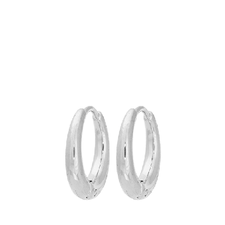 Edblad Charmentity Hoops Steel Smycken & klockor Dam Grå ONESIZE