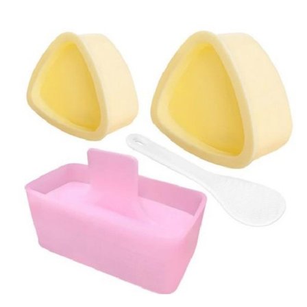 Onigiri-form, 3-pak risform, klassisk trekant risbolleform Sushiform