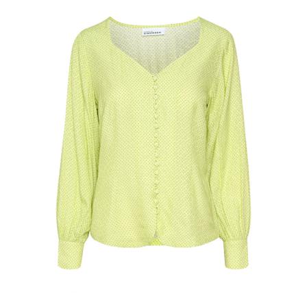 Karen by Simonsen BoomKB Shirt Gul, Dame Skjorter