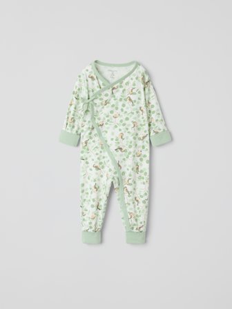 Kietaisuhaalarit linnut Polarn O. Pyret 56 lastenvaatteet green