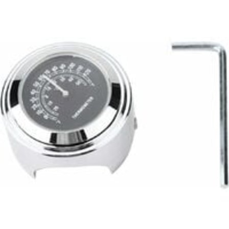 22-25mm (Sort) Styrtermometer Vandtæt Motorcykel Styr Montering Temperatur Tilbehør