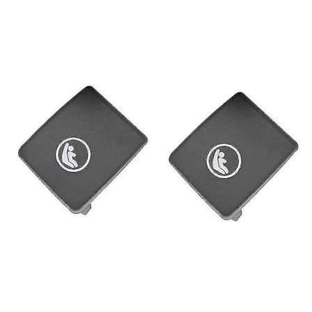 Auton takana oleva koukku Isofix-suoja V60 V90 Xc40 Xc60 S60 S90 - 2x Musta Lapsiturvallisuus{hw}