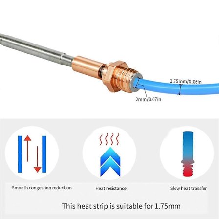 Til Prusa I3 MK4 Ekstruder Hotend+E3DV6 Messingdyse 0,4 mm+3xCHT Messingdyse 24V 40W Varmerørssæt til Prusa I3