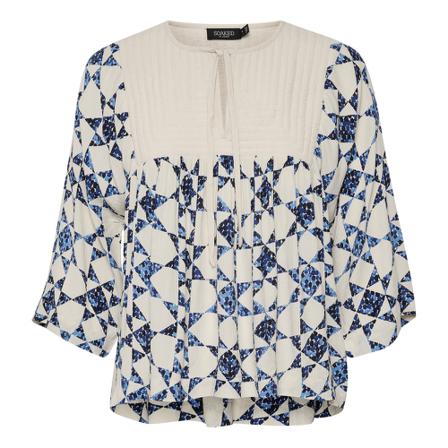 Soaked in Luxury SLZarina Bluse Hvid, Dame