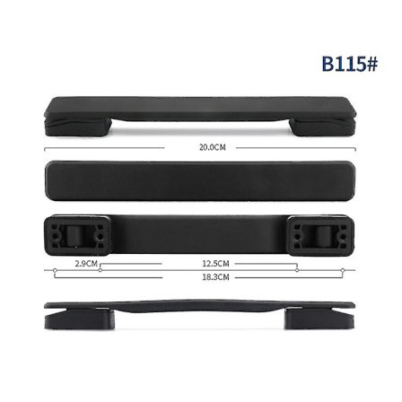 Matkalaukun kahvan muoviset vetokahvat, korvaavat osat matkalaukkuihin