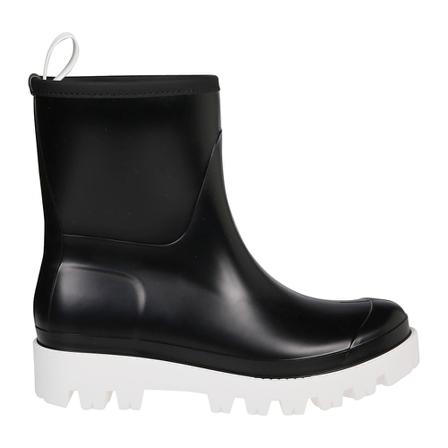 Gia Borghini, Short Rain Boots Czarny, Kobieta, Rozmiar: 40 EU