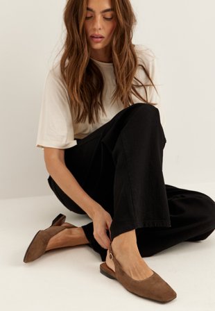 Vagabond Shoemakers - Delia Sandals Flats - cocoa brown