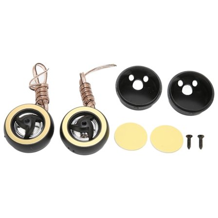 2 st 150W Dome Tweeter 4 Ohm Inbyggda Kondensatorer Högtalare för Alla Biljudsystem