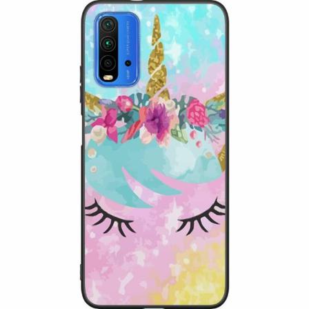 Xiaomi Redmi 9t Svart Skal Unicorn Enhörning