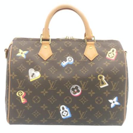 Louis Vuitton Vintage, Pre-owned Handbag Bruin, Dames, Maat:ONE Size,leer