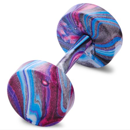 Satago | 6 mm Roestvrijstalen Fake Plug Oorbel in Blauw en Roze voor mannen - Stud Oorbellen