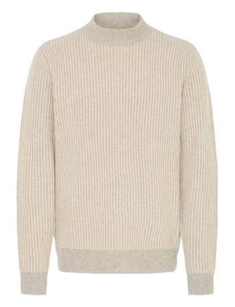 Bhbassel Crew Knit Cream Blend