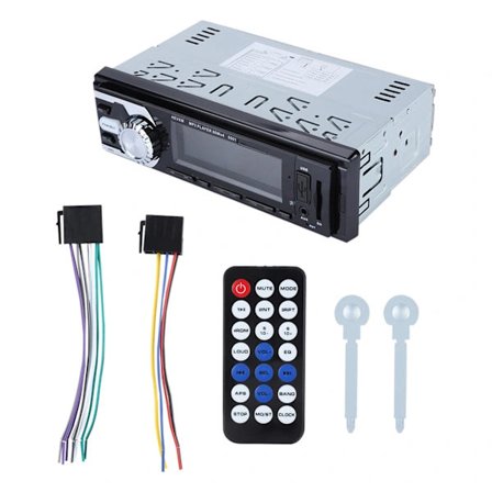 HI FI Bil Bluetooth AUX Ljudingång SD MM Kort MP3-spelare med fjärrkontroll[co]