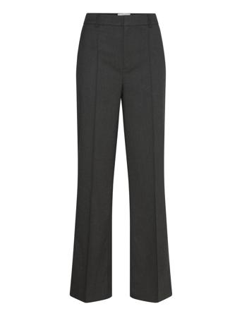 Fulva Perry Pants Bottoms Trousers Wide Leg Grey Mads Nørgaard
