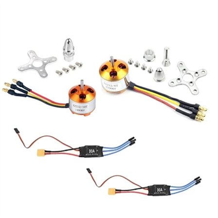 2-pak 2212 1400Kv/2200Kv børsteløs motor med 10T/6T montering + 30A XT60 ESC til UFO Quadcopter Rc fly
