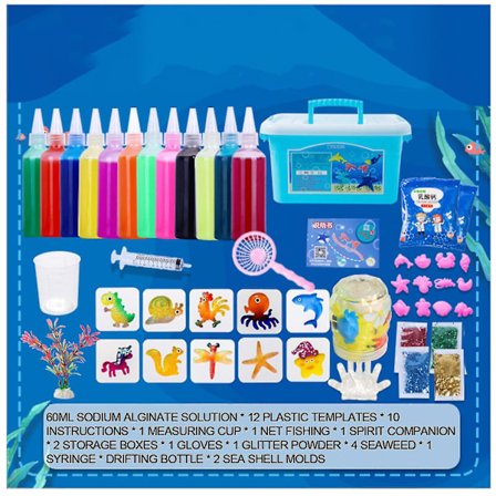 Magisk vann-alv DIY-lekesett for barn - Kreativt DIY magisk vann-alv-lekesett - Håndlaget sett for barn - Bursdagsgaver til barn - Barnets dag - Gaver