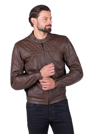 Giacca Moto Course Boomer Marrone XL