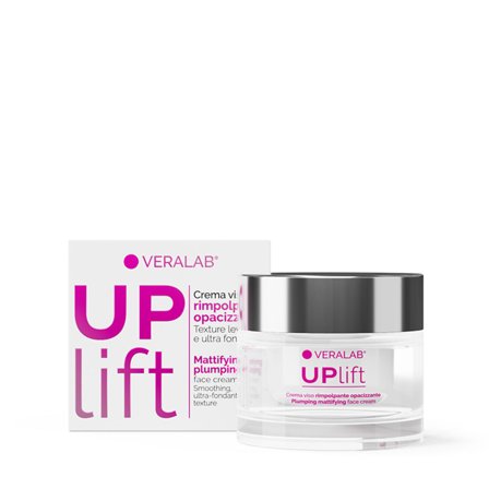 Veralab Creme Viso Uplift Crema Viso Rimpolpante Opacizzante 50ml - Crema viso giorno idratante
