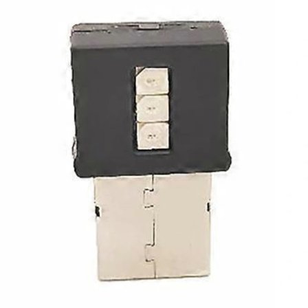 Lille USB LED-lampe Justerbar 8 Farver RGB USB Natlampe Stemningslys til Bil Computer og Powerbanks Ambient Light