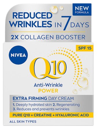 NIVEA Q10 Power Day Cream SPF 15 50 ml, Skincare, Ansigtspleje, Anti-age