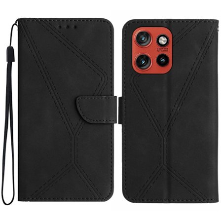 Motorola Edge 60 Neo 5G Wallet Cover with Stand – Black