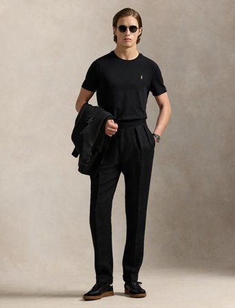 Polo Ralph Lauren Pima Polo-Ssl-Tsh - Black - S