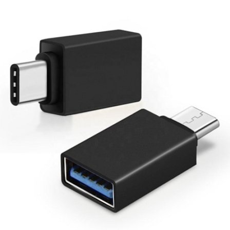 Supersnabb adapter USB C till USB 3.2 Svart 2 st