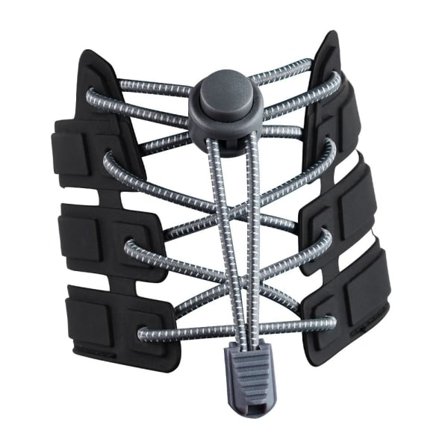 No Tie Skosnören Reflekterande skosnören GRÅ