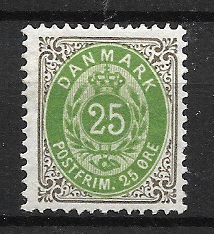 Danmark 1895 - AFA 29B - Ubrugt