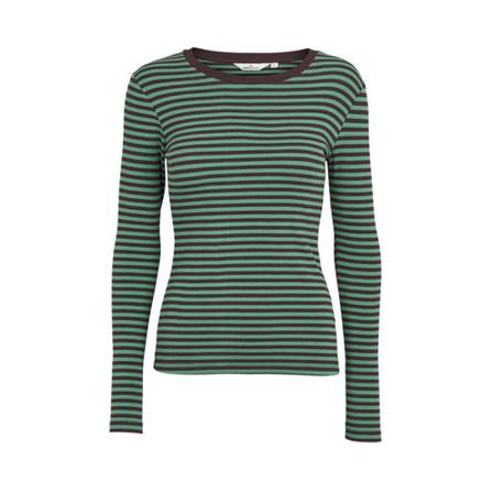 Basic Apparel Ludmilla Long Bluse Grøn, Dame