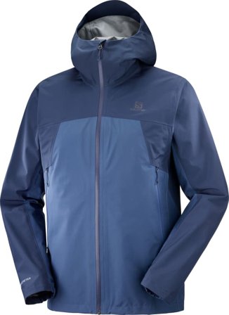 Salomon Men's Outline Gore-Tex 2.5L Jacket Men shell jackets Blue M