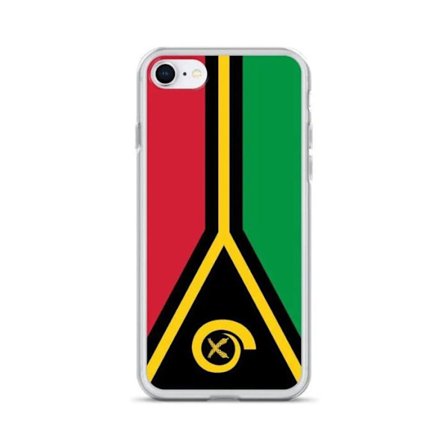 Coque Téléphone Drapeau Vanuatu - iPhone 8