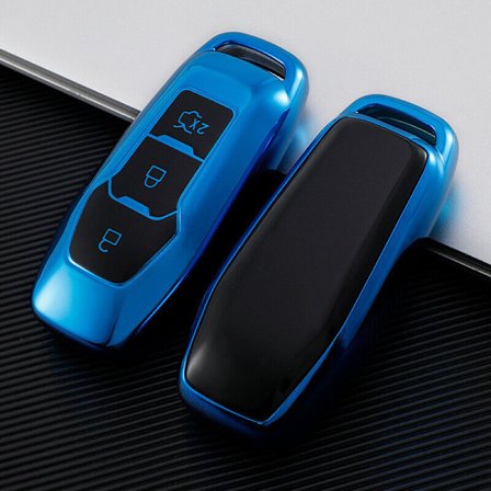 Myk TPU nøkkelveske for Ford Edge Taurus Explorer Mustang Mondeo