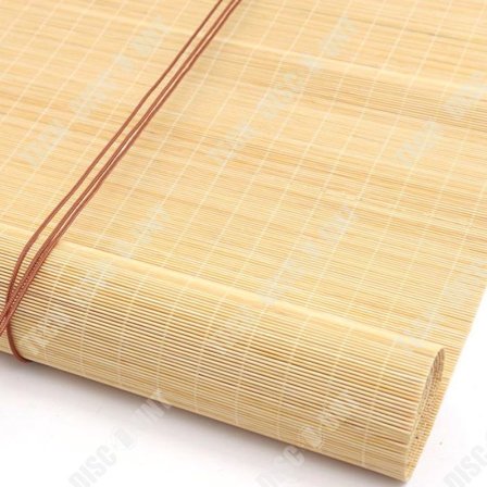 Rullegardin - TD Store - Naturlig bambus - 1,5x2m - Mørklæggende - Udendørs