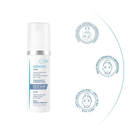 Ducray Keracnyl Siero Pelle Grassa/Tendenza Acneica 30ml