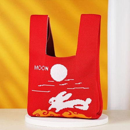 Handväska Tygväska RÖD