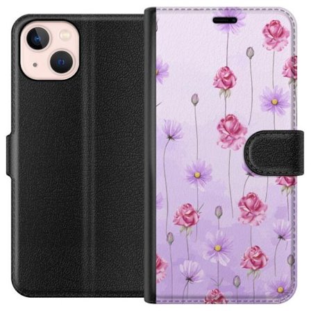 Kompatibelt Lommeboketui til Apple iPhone 13 Petal Reverie Lilac Mist