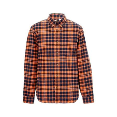 Timberland, Casual Shirts Oranje, Heren, Maat:M