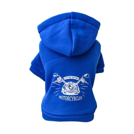 Hundeforårs-hættetrøje Safir-tema Indendørs Udendørs Sweatshirt-outfit til vandring Hundejakker til gå-camping