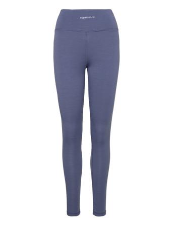 W Comfy High Rise Tight Sport Running-training Tights Blue Super.natural