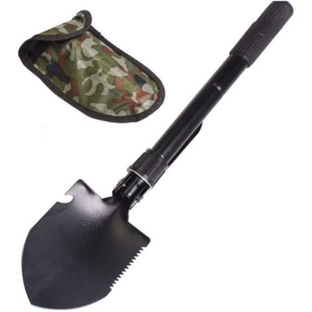 Nødsneskovl Militær sammenleggbar spade, spade